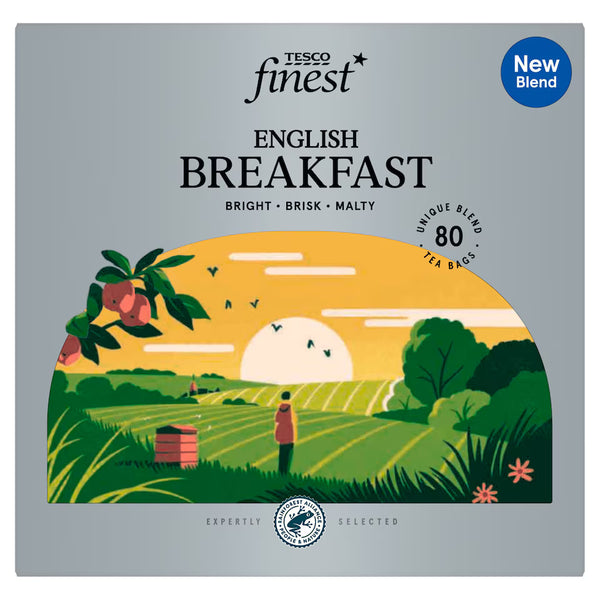 Tesco Finest 80 English Breakfast Tea Bags 250g