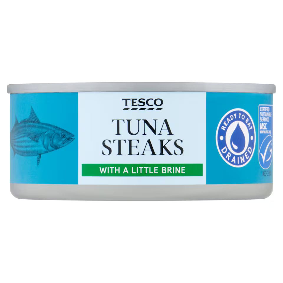 Tesco Tuna Steaks With A Little Brine, 110g