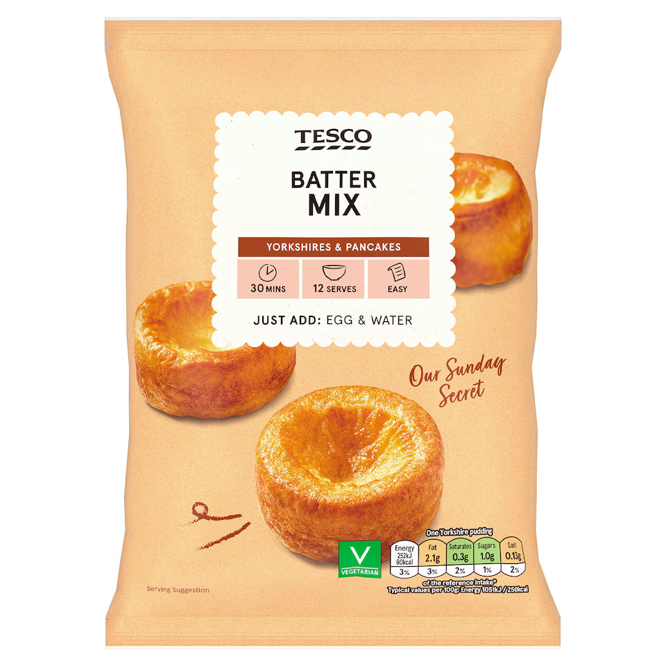 Tesco Batter Mix, 130g