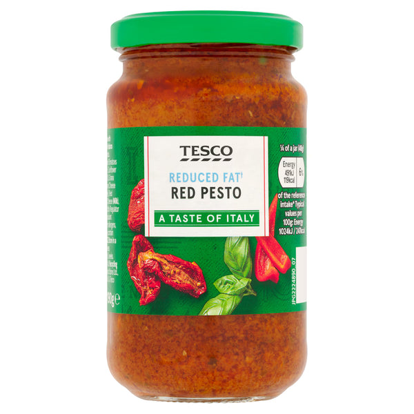 Tesco Reduced Fat Red Pesto, 190g