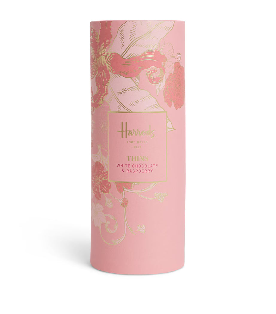 Harrods White Chocolate And Raspberry Thins 162g