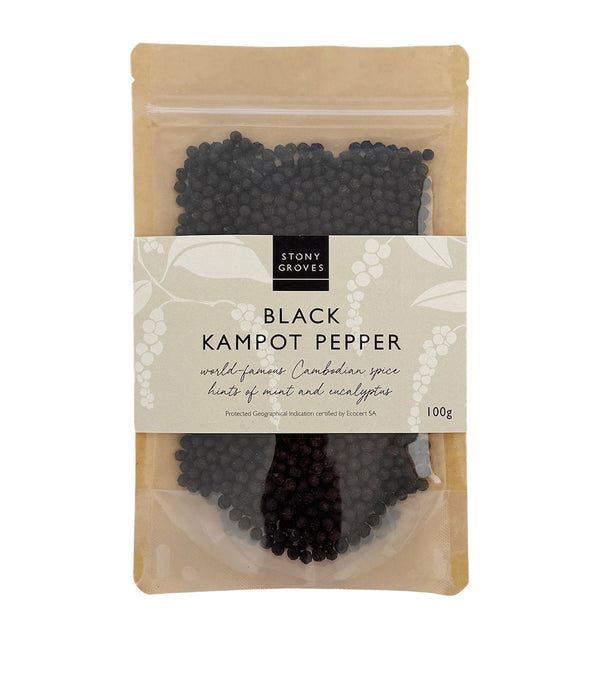 Stony Groves Black Kampot Pepper 100g