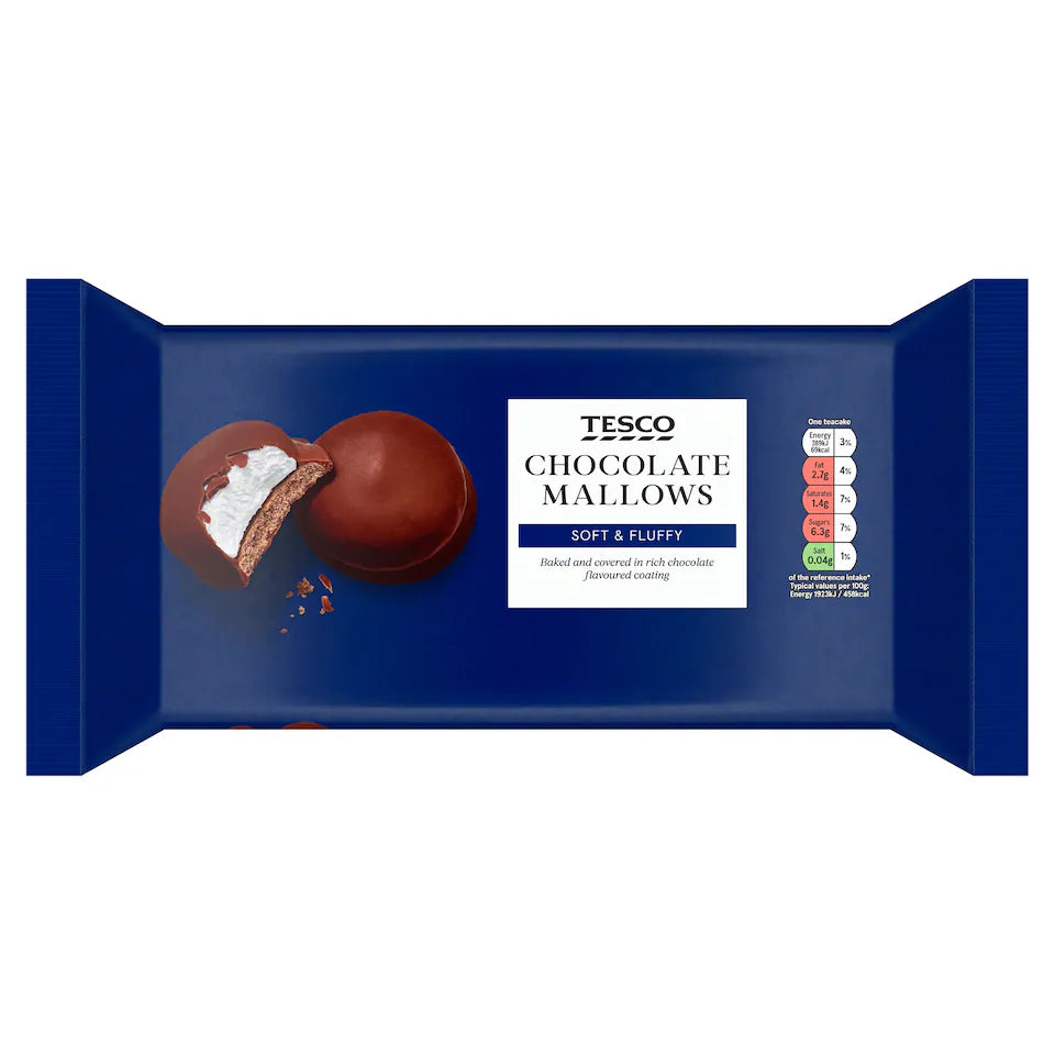 Tesco Chocolate Mallows, 120g