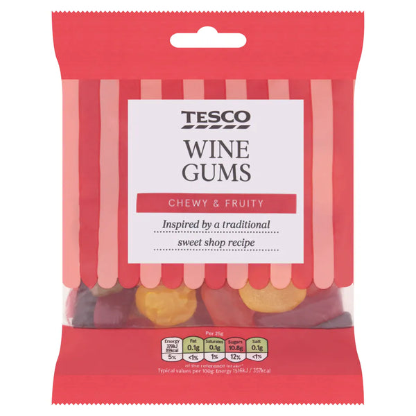 Tesco Wine Gums Sweets, 250g