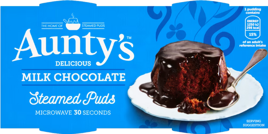 Aunty's Chocolate Steamed Puddings 2x95g