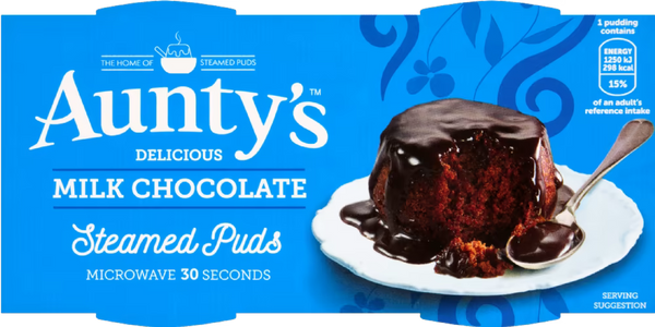 Aunty's Chocolate Steamed Puddings 2x95g