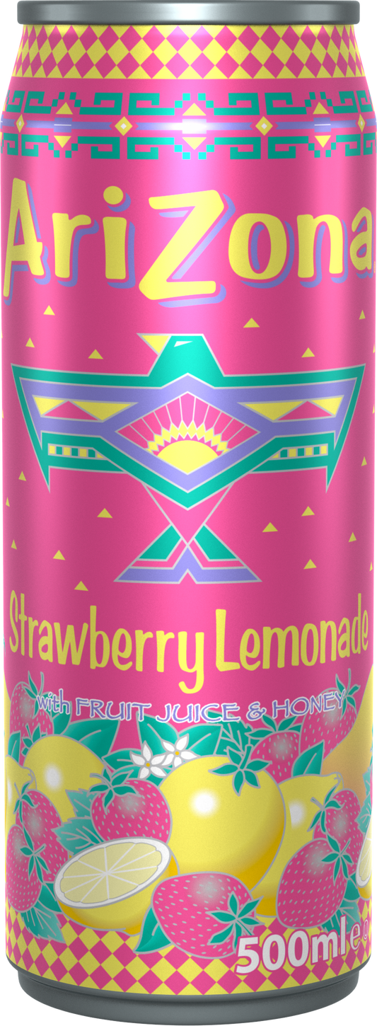 Arizona Cowboy Cocktail Strawberry Lemonade - Can 500ml