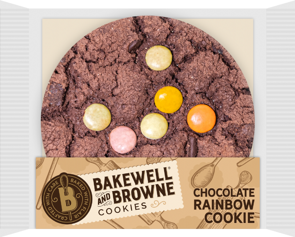 Bakewell And Browne Chocolate Rainbow Cookie 80G