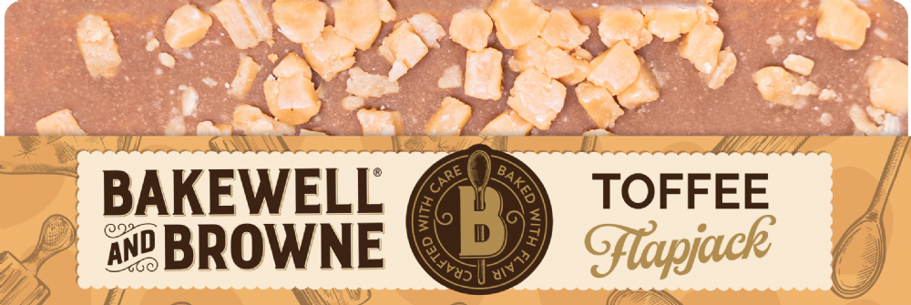 Bakewell And Browne Toffee Topped Flapjack 80G