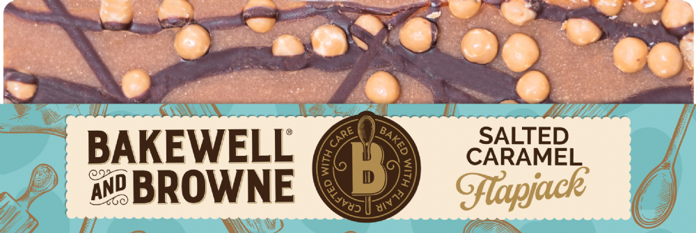 Bakewell And Browne Salted Caramel Topped Flapjack 80G