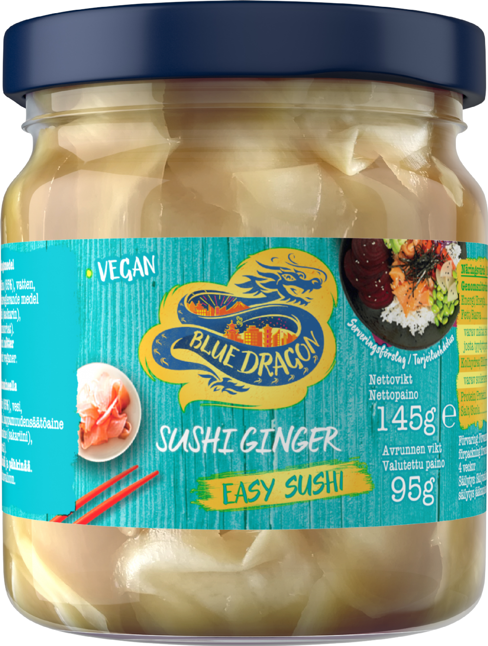 Blue Dragon Sushi Ginger 145g