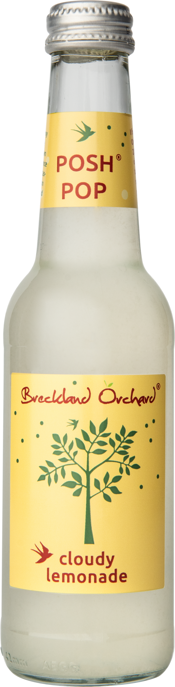 Breckland Orchard Zero Sugar Posh Pop - Cloudy Lemonade 275ml