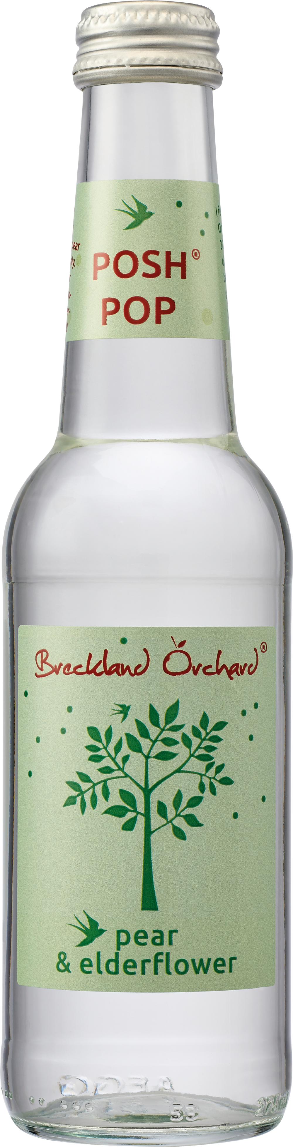 Breckland Orchard Posh Pop - Pear & Elderflower 275ml