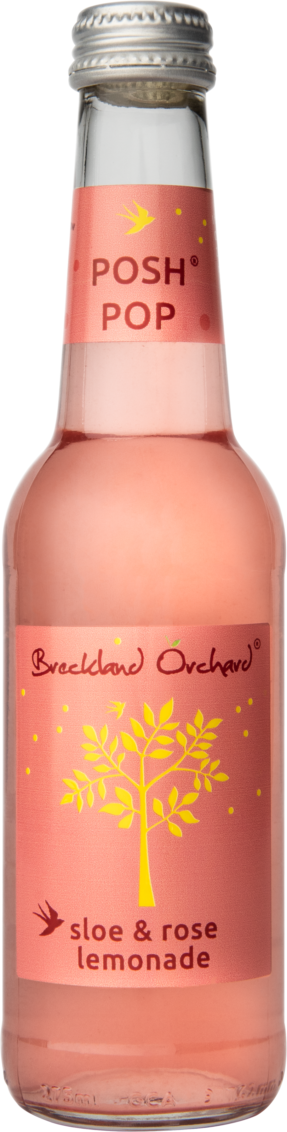 Breckland Orchard Posh Pop - Sloe & Rose Lemonade 275Ml