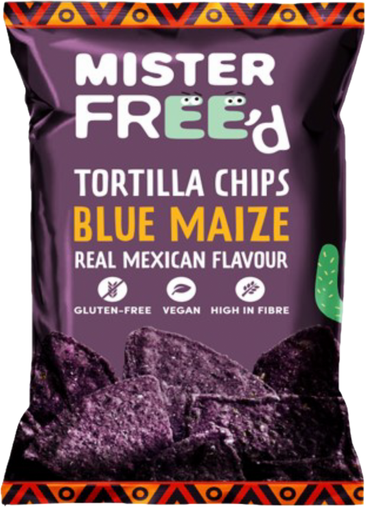 Mister Free'D Tortilla Chips - Blue Maize Real Mexican Flavour 135G