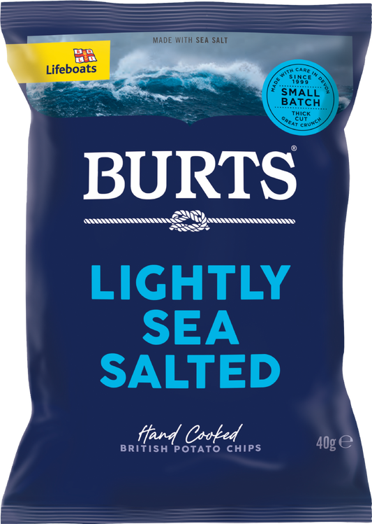 Burts Snacks Potato Chips - Lightly Sea Salted 40G