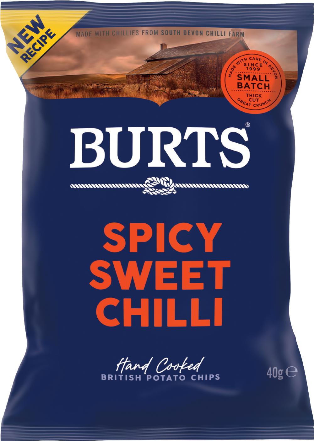 Burts Snacks Potato Chips - Spicy Sweet Chilli 40G