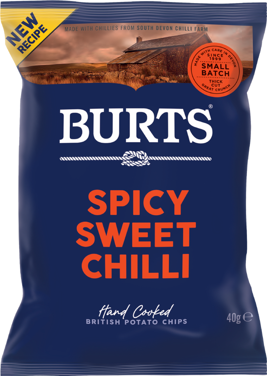 Burts Snacks Potato Chips - Spicy Sweet Chilli 40G