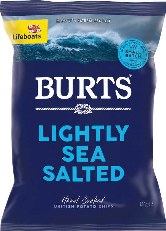 Burts Snacks Potato Chips - Lightly Sea Salted 150G