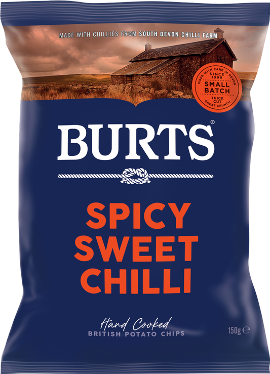 Burts Snacks Potato Chips - Spicy Sweet Chilli 150G
