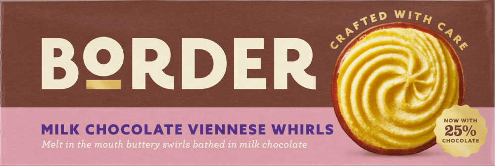 Border Milk Chocolate Viennese 150g
