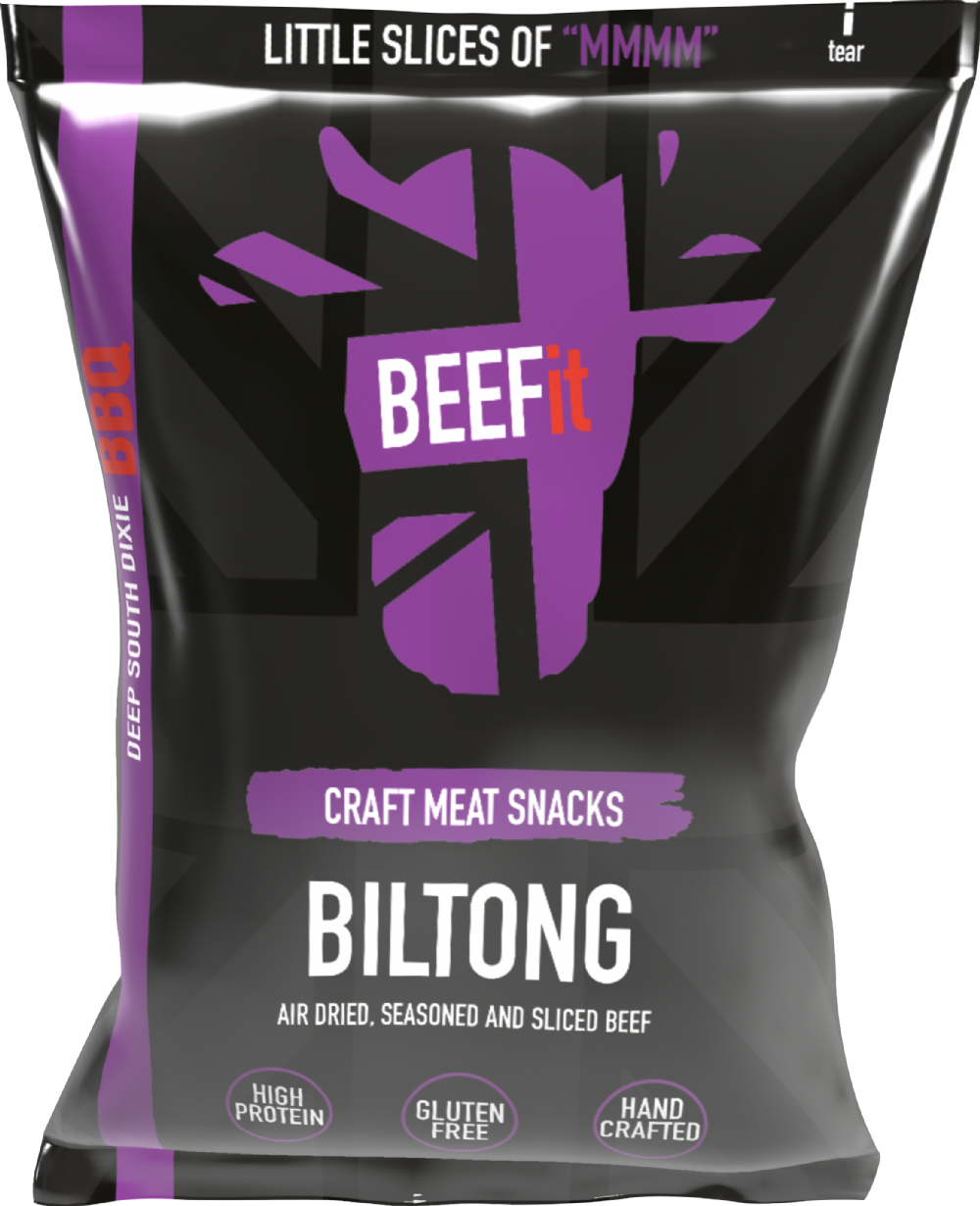Beefit Deep South Dixie Barbecue Biltong 30G