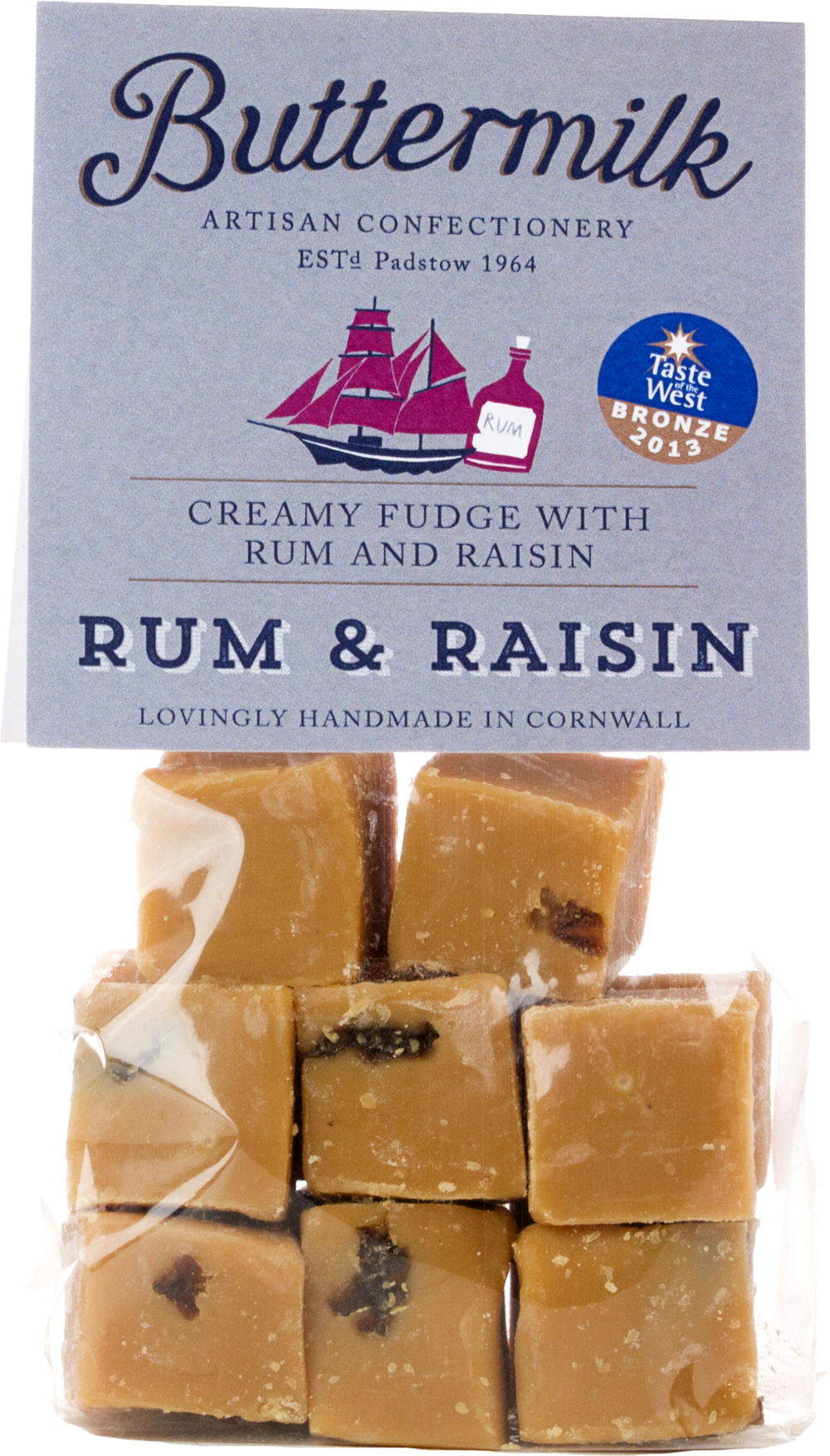 Buttermilk Rum & Raisin Fudge 175G