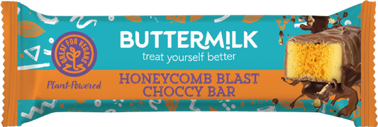 Buttermilk Plant-Powered Honeycomb Blast Choccy Bar 45G