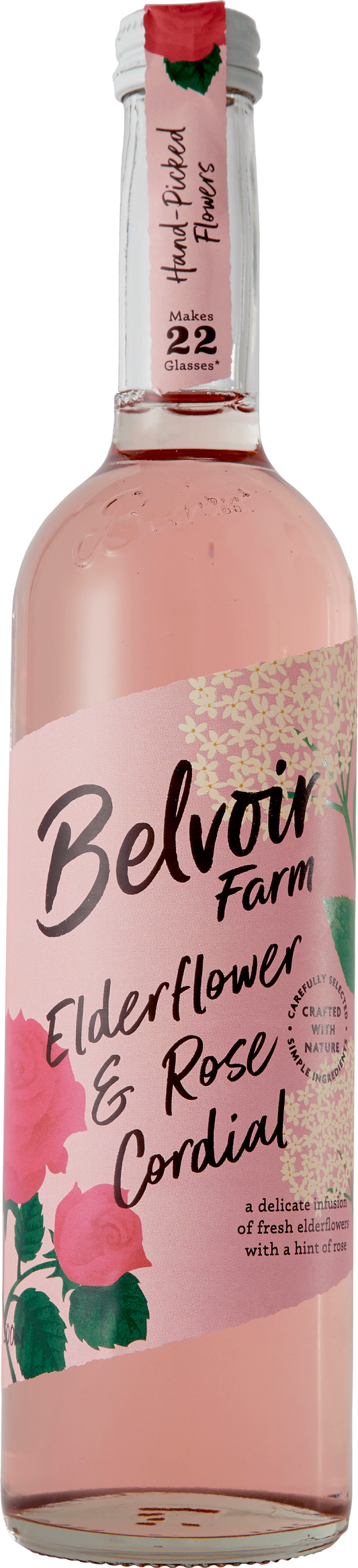 Belvoir Elderflower & Rose Cordial 50Cl
