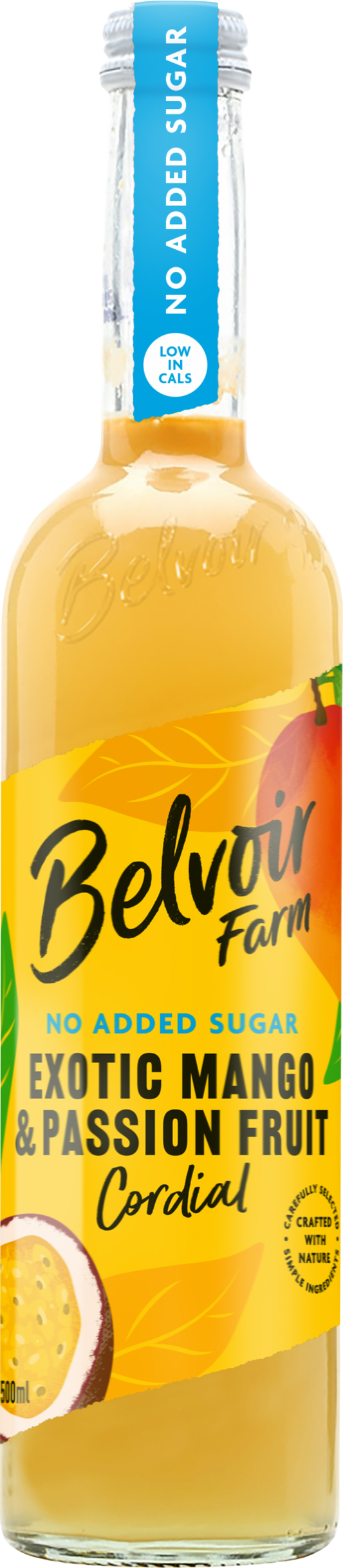Belvoir No Added Sugar Exotic Mango & Passion Fruit Cordial 50Cl