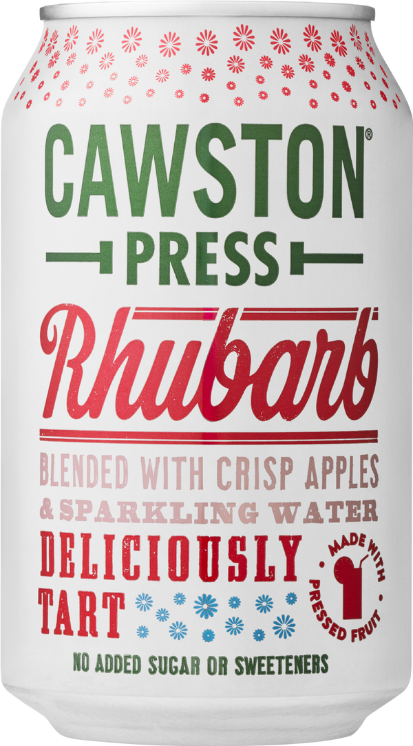 Cawston Press Sparkling Rhubarb & Apple Can 330ml