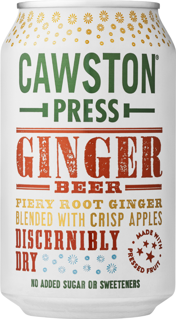Cawston Press Sparkling Ginger Beer Can 330ml