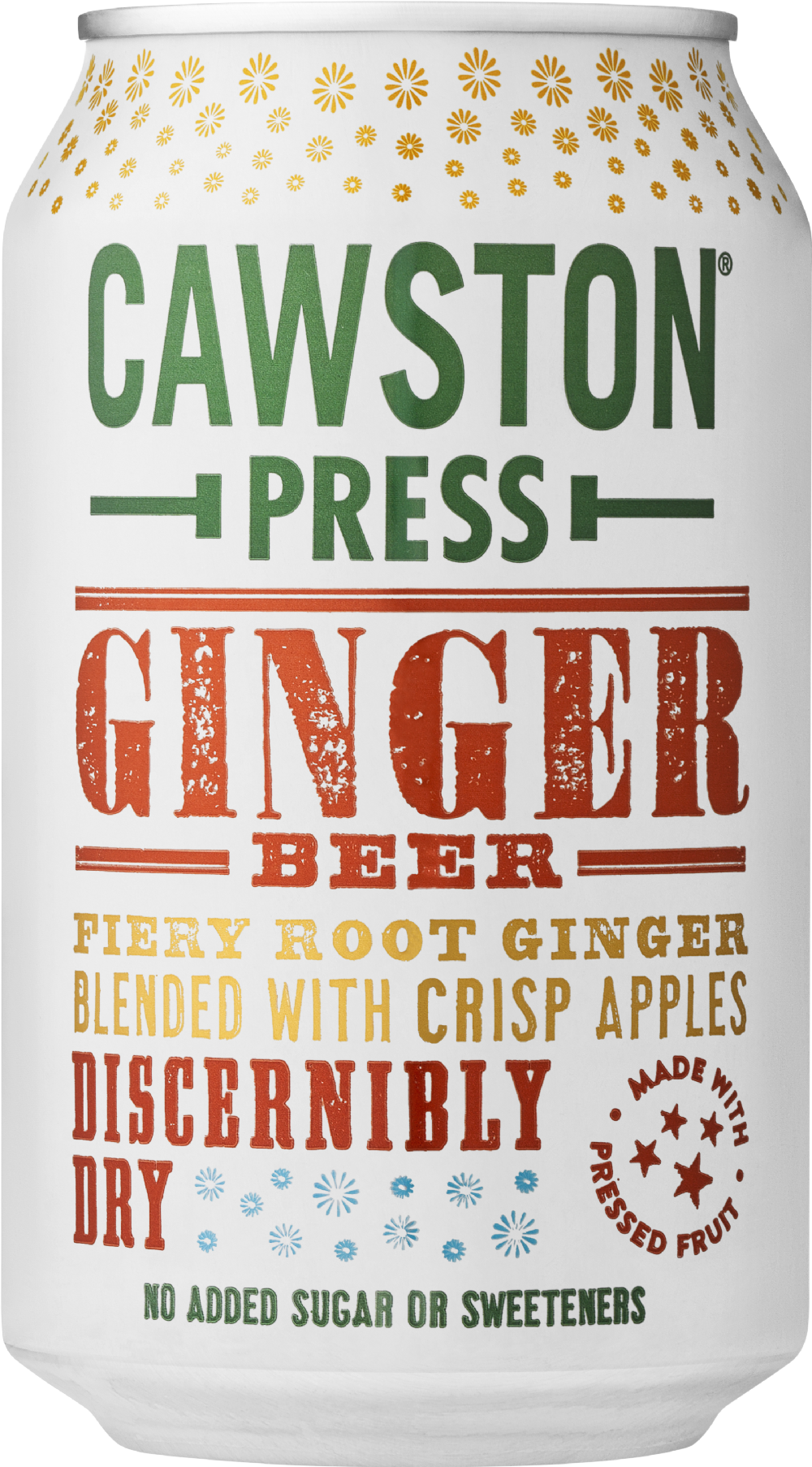 Cawston Press Sparkling Ginger Beer Can 330ml