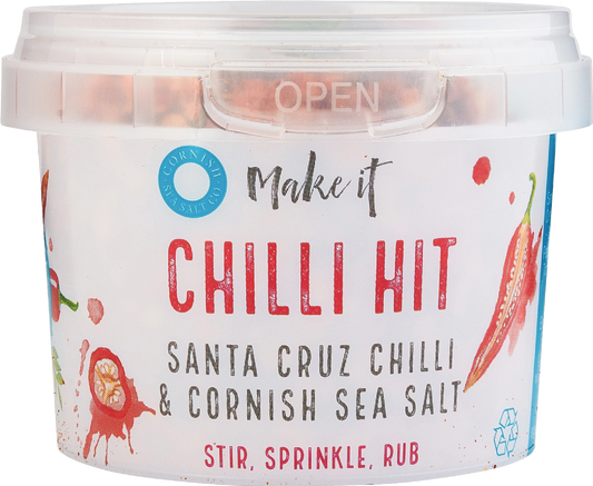 Cornish Sea Salt Co. Chilli Hit - Santa Cruz Chilli & Sea Salt 50G