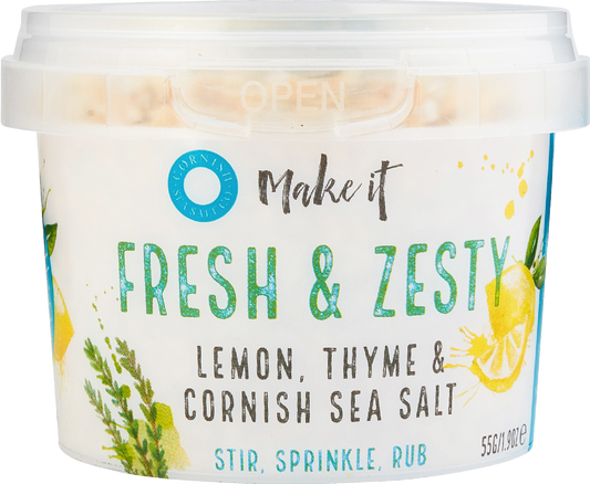 Cornish Sea Salt Co. Fresh & Zesty - Lemon, Thyme & Sea Salt 55G