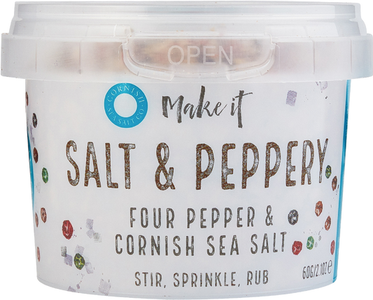 Cornish Sea Salt Co. Salt & Peppery - Four Pepper & Sea Salt 60G