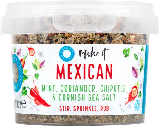 Cornish Sea Salt Co. Mexican - Mint, Coriander, Chipotle & Sea Salt 55G