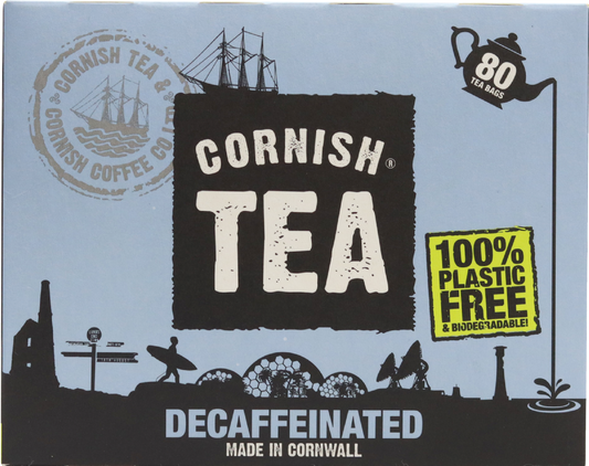 Cornish Tea & Coffee Co. Decaffeinated 80 Teabags 250G