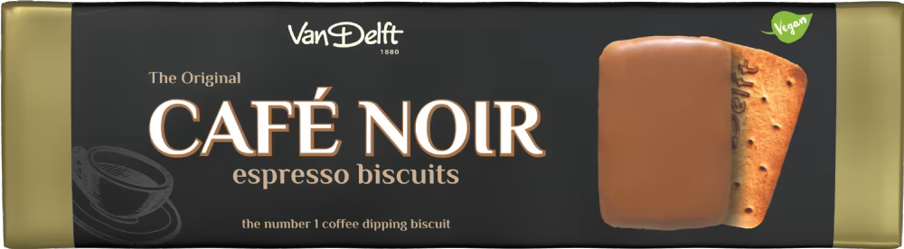 Van Delft Café Noir Espresso Biscuits, 200g