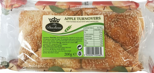 The Duchess 4 Apple Turnovers, 200g