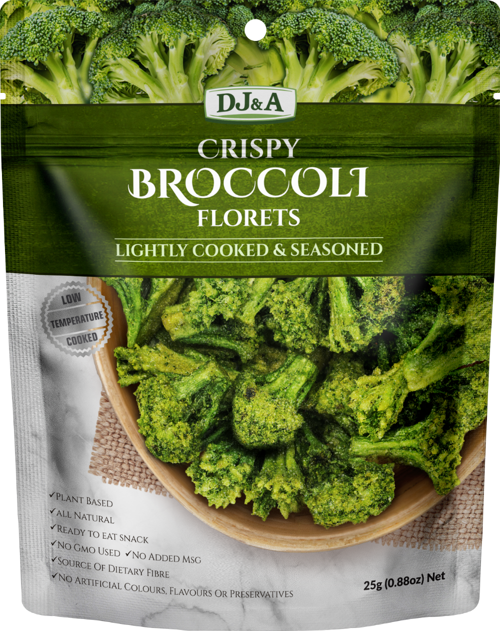 Dj&A Crispy Broccoli Florets 25G