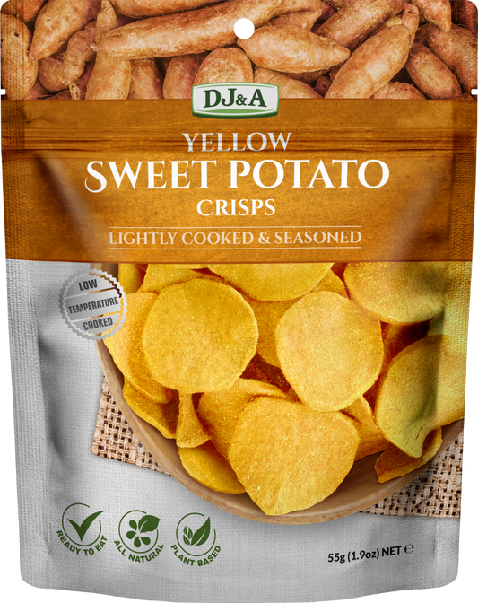 Dj&A Yellow Sweet Potato Crisps 55G