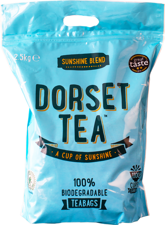 Dorset Tea Sunshine Blend Catering Pack - 1100 Teabags 2.5Kg
