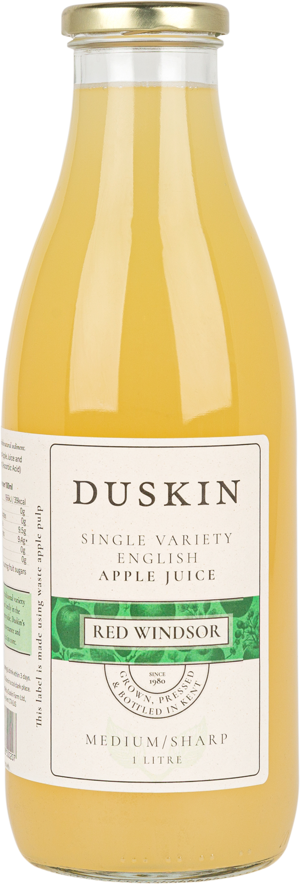 Duskin Pure English Apple Juice - Red Windsor (Medium/Sharp) 1L