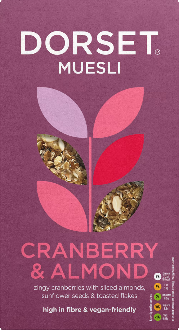 Dorset Cereals Muesli - Cranberry & Almond 500g