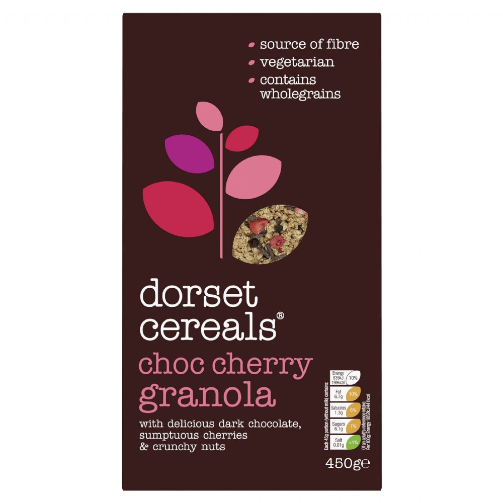 Dorset Cereals Choc Cherry Granola 450G