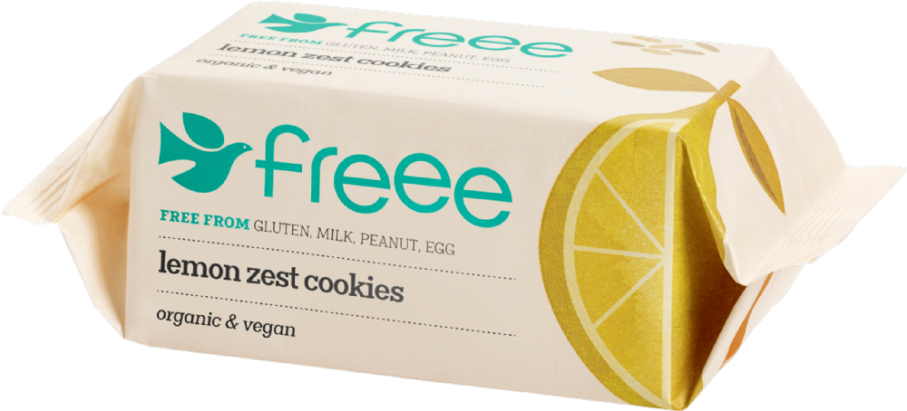 Free Gluten Free Lemon Zest Cookies 150g