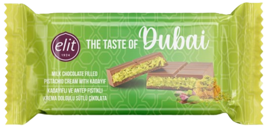 Elit Milk Chocolate Filled With Pistachio Cream & Kadayif 90G