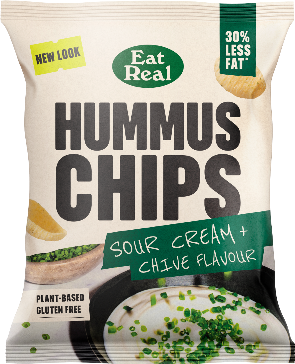 Eat Real Hummus Chips - Sour Cream & Chive 45G