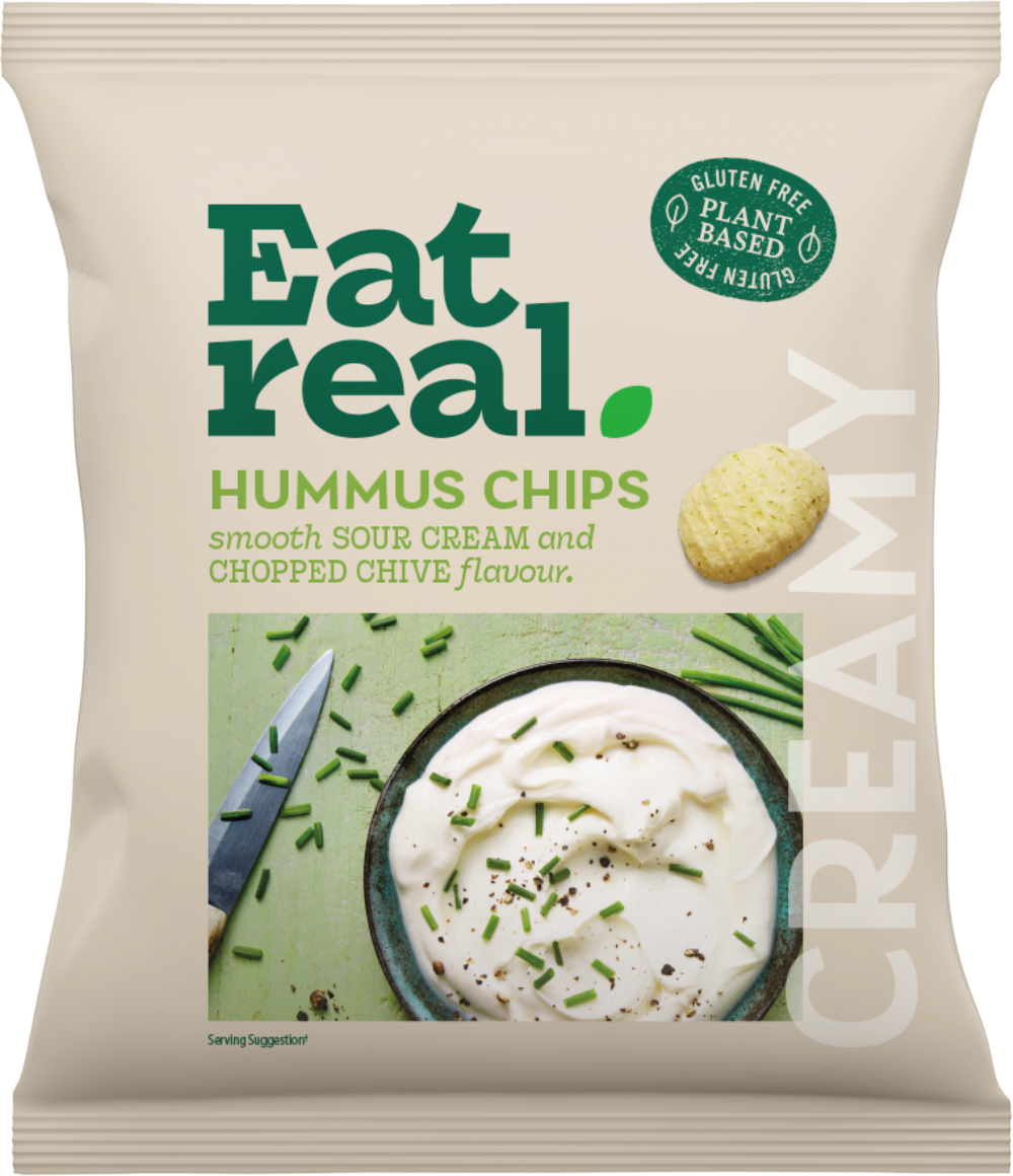 Eat Real Lentil Chips - Creamy Dill Flavour 40g